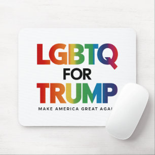 LGBTQ FÜR TRUMP SCHWUL LESBISCH FÜR TRUMP 2024  MOUSEPAD