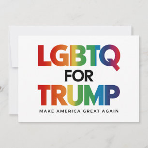 LGBTQ FÜR TRUMP SCHWULE LESBEN FÜR TRUMP 2024 EINLADUNG