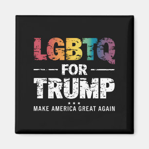 LGBTQ FÜR TRUMP SCHWULE LESBEN FÜR TRUMP 2024  MAGNET