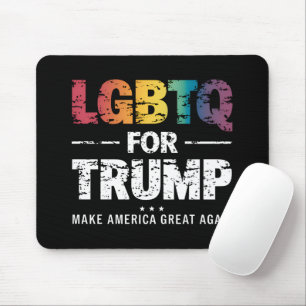 LGBTQ FÜR TRUMP SCHWULE LESBEN FÜR TRUMP 2024 MOUSEPAD