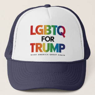 LGBTQ FÜR TRUMP SCHWULE LESBEN FÜR TRUMP 2024  TRUCKERKAPPE