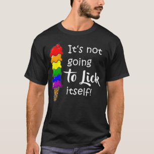 LGBTQ Gay Lesbian Verabredete Ice Cream Naughty Sp T-Shirt