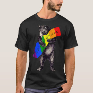 LGBTQ Gay Pride Cali Bear Bär I Liebe Kalifornien T-Shirt