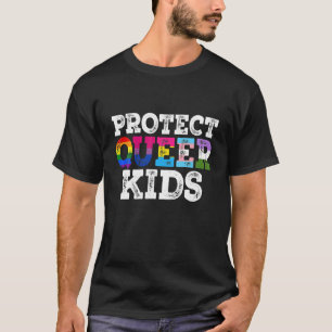 LGBTQ Gay Pride Month Regenbogenflagge Schütze Que T-Shirt