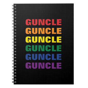LGBTQ Gay Pride Spaß und lustige Gay Onkel Guncle Notizblock