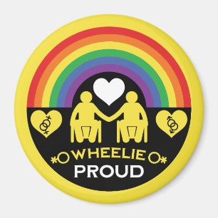 LGBTQ Gay Rollstuhl Behinderung Prix Magnet