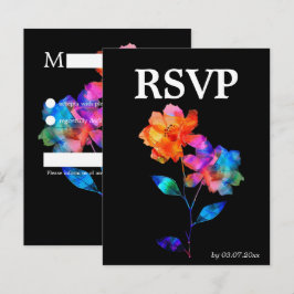 🌈 LGBTQ Gemeinsam Fliegen Blüten & Stolz RSVP Karte