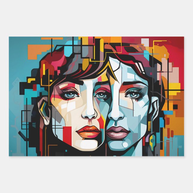 LGBTQ-Geschenkpapier Geschenkpapier Set (Vorderseite)