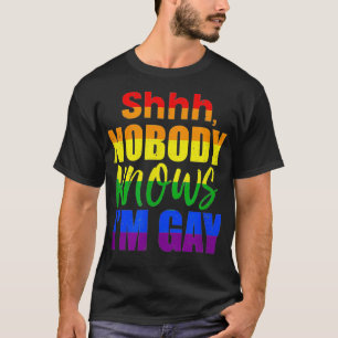 LGBTQ Gleichheit Bisexuelle Lesben Scheiße Niemand T-Shirt