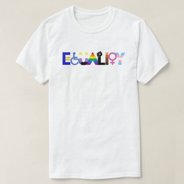 LGBTQ+-Gleichheit T-Shirt (Design vorne)