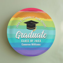 LGBTQ-Graduierungspartei für niedliche Rainbow-Gra