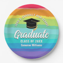 LGBTQ-Graduierungspartei für niedliche Rainbow-Gra