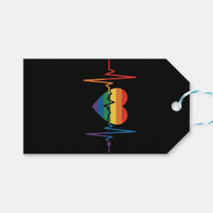 LGBTQ Herzschläge Herz Stolz Schwul Lesbisch Trans Geschenkanhänger