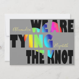 LGBTQ Hochzeit Save The Date