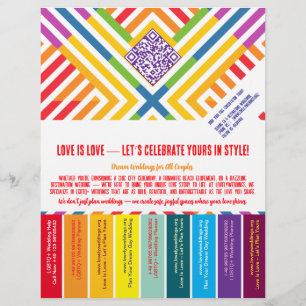 LGBTQ+ Hochzeitveranstalter Flyer