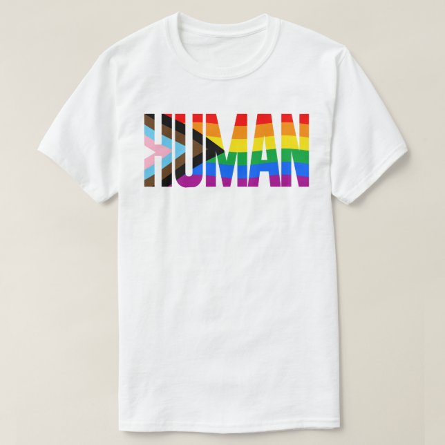 LGBTQ HUMAN T-Shirt (Design vorne)