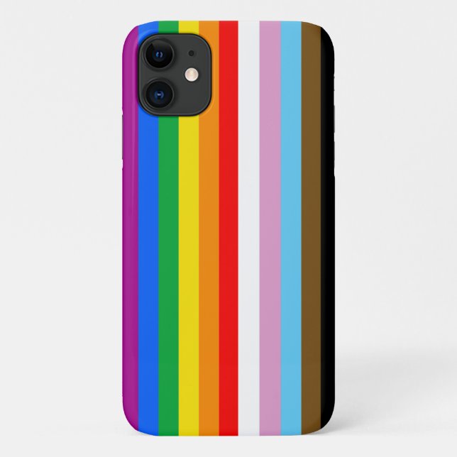 LGBTQ+ INKLUSIVE PRIDE FLAG Case-Mate iPhone HÜLLE (Rückseite)