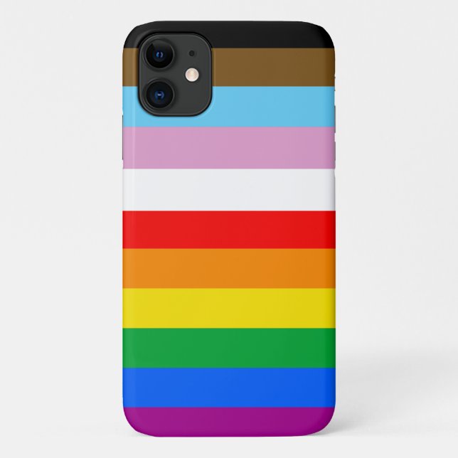 LGBTQ+ INKLUSIVE PRIDE FLAG Case-Mate iPhone HÜLLE (Rückseite)