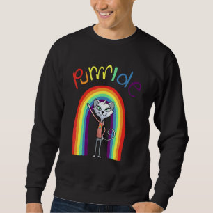 LGBTQ KAT Pride Niedlich Kitten Pride for Gay Lesb Sweatshirt