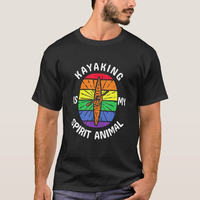 Lgbtq Kayak Kayaking Boot Sommer Kleidung Graph T-Shirt (Vorderseite)