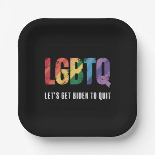 LGBTQ Lasse, sich zu einem Gay Pride zu machen Pappteller