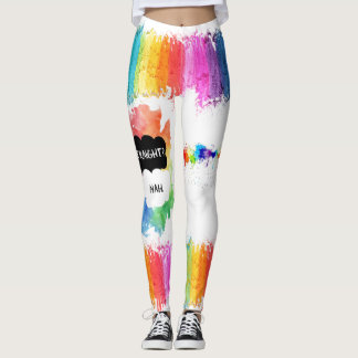 LGBTQ - Leggings de fierté - Peindre l'arc-en-ciel