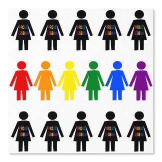 LGBTQ Lesbische Silhouette und Rainbow Ladys Tapete