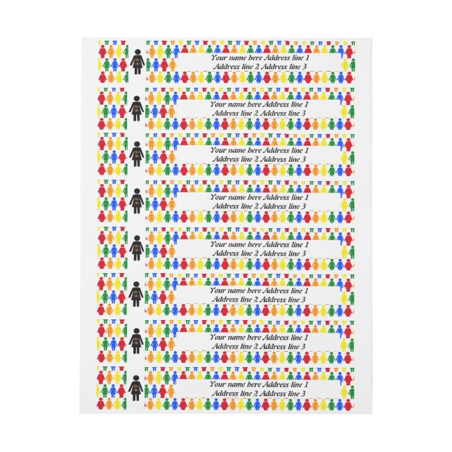 LGBTQ Lesbische Silhouette und Regenbogen Ladys Cu (Bogen)