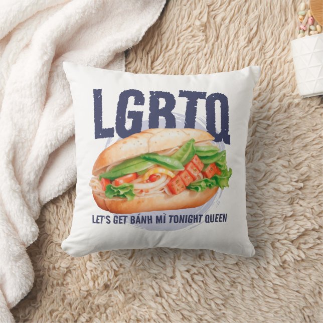 LGBTQ LET'S GET BÁNH Mír TONIGHT QUEEN Kissen (Decke)