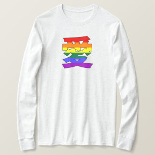 LGBTQ-LIEBE in Kanji und chinesischer Liebe ist Li T-Shirt
