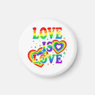 LGBTQ Liebe ist Liebe Gay Pride LGBT Regenbogenfla Magnet