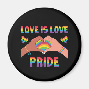 LGBTQ - Liebe ist Liebe - Stolz Magnet