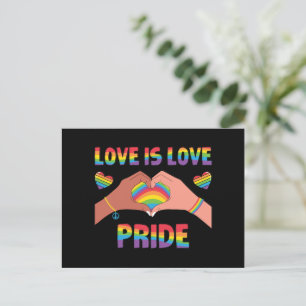 LGBTQ - Liebe ist Liebe - Stolz Postkarte