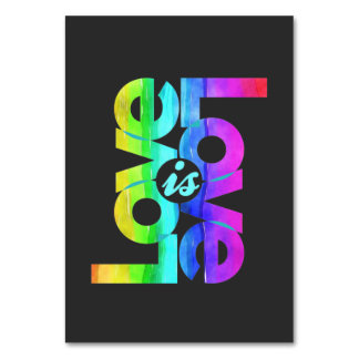 LGBTQ-Liebe ist Liebe Tischnummer