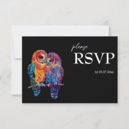 LGBTQ+ Love simple Budget Ewige Einheit weiß RSVP Karte