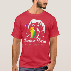LGBTQ-Mama unterstützt LGBT Mama-Bärenstolz T-Shirt
