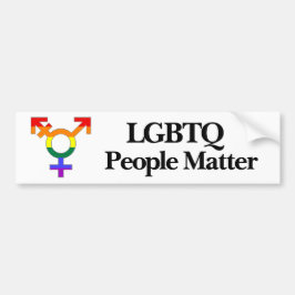 LGBTQ-Menschen sind wichtig für den Autoaufkleber