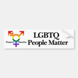 LGBTQ-Menschen sind wichtig für Gleichheit Autoaufkleber