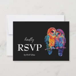 🌈 LGBTQ+ mit Menü Budget Ewige Einheit RSVP Karte