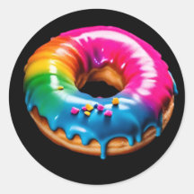 Lgbtq+ Neon Prix Doughnut