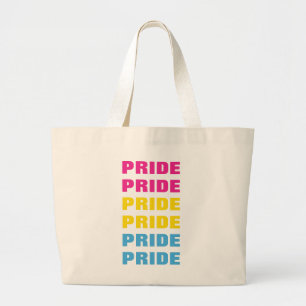 LGBTQ-Pansexual-Pride für benutzerdefinierbaren, w Jumbo Stoffbeutel