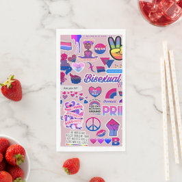LGBTQ-Papierserviette Serviette