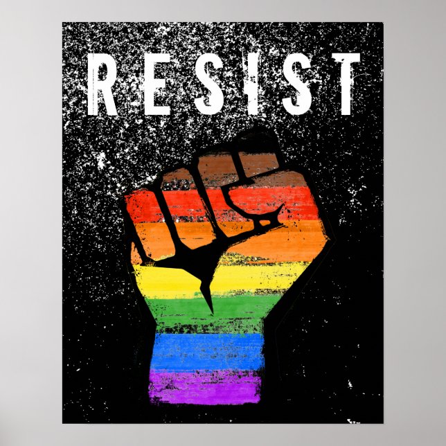 LGBTQ POC Philly Pride Faust Poster (Vorne)