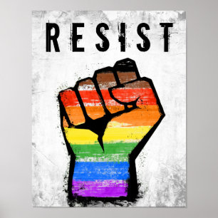 LGBTQ POC Philly Pride Faust Poster