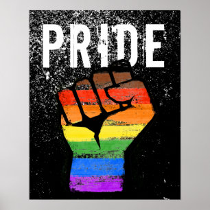 LGBTQ POC Philly Pride Fire Poster
