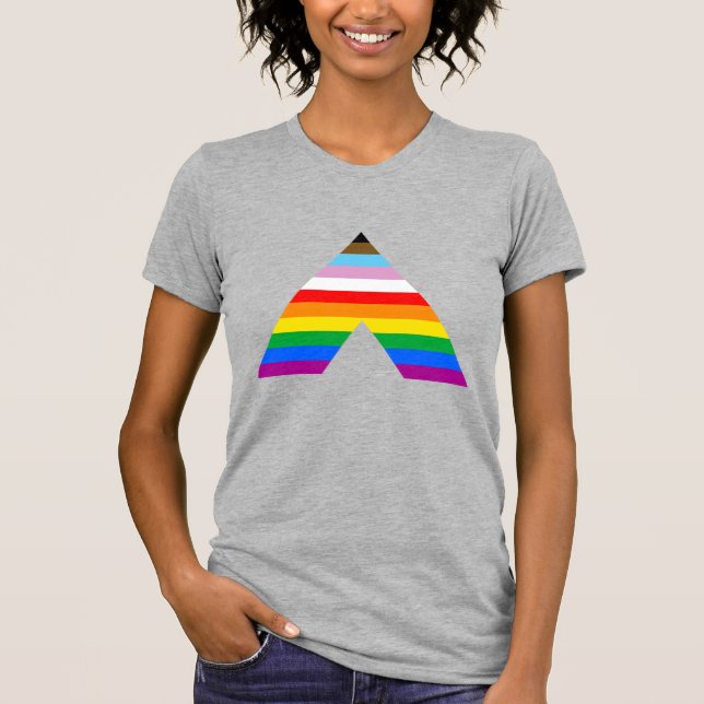 LGBTQ POC-Symbol T-Shirt (Vorderseite)
