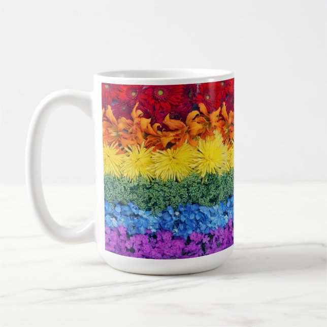 LGBTQ Pride Blume Collection Tasse (Links)