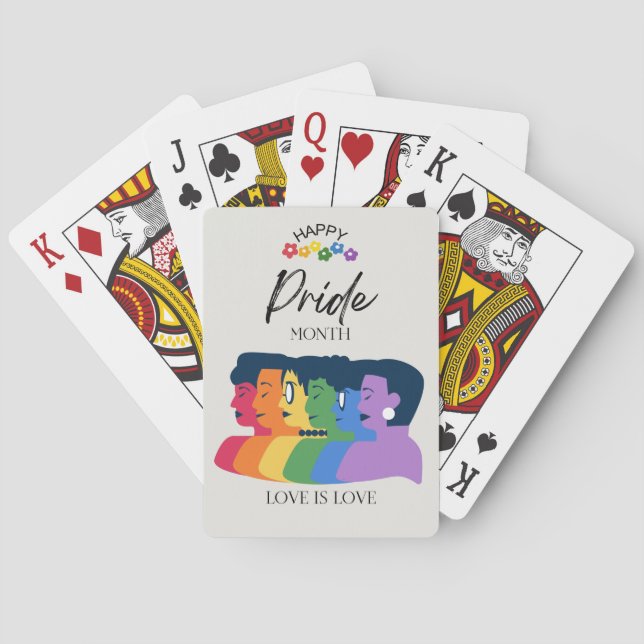 LGBTQ PRIDE Monat Party Spielkarten (Rückseite)