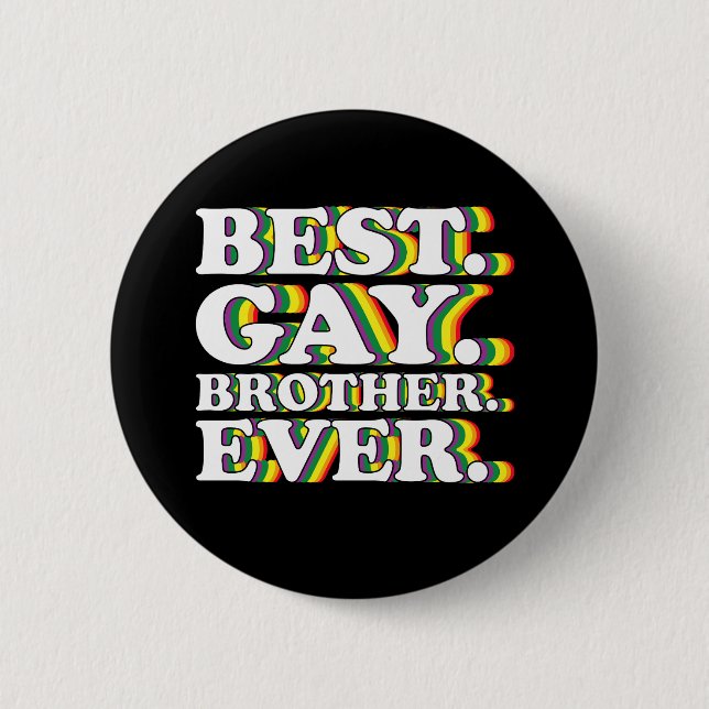 LGBTQ Pride Rainbow Button (Vorderseite)