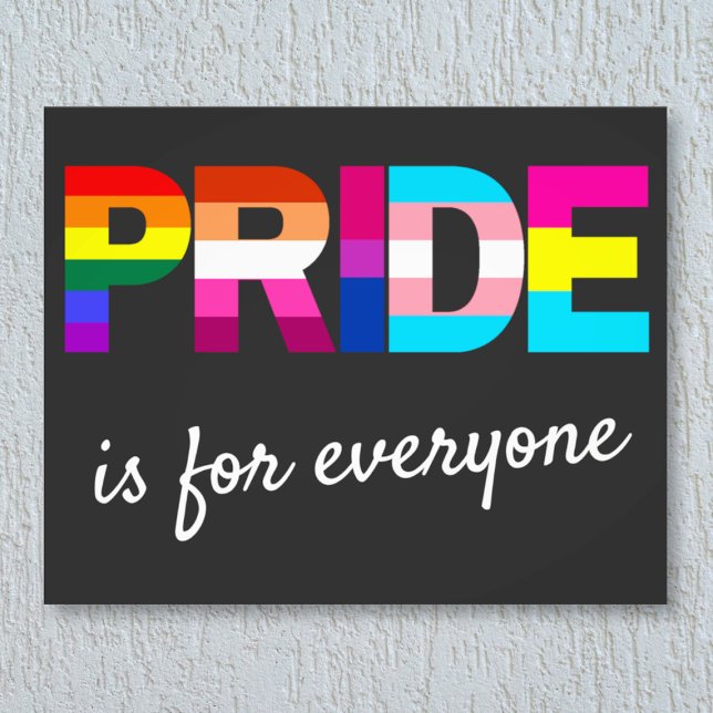LGBTQ Pride Rainbow Colors Typografy Fotodruck (Von Creator hochgeladen)